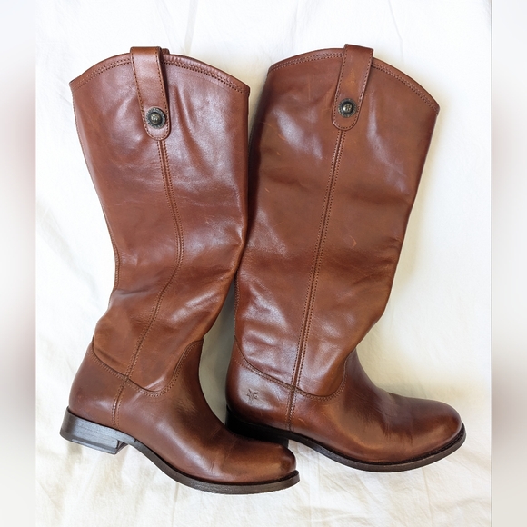 Frye Gorgeous Leather Tall Boots - Picture 2 of 14